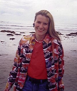 Elke Cisarz-beach near St Barbara USA-feb 2000